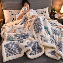 Warm Winter Double Blanket Thick Quilt