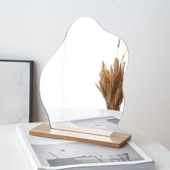 Home Bedroom Decorative Mirror Desktop Dressing Table Makeup Mirror