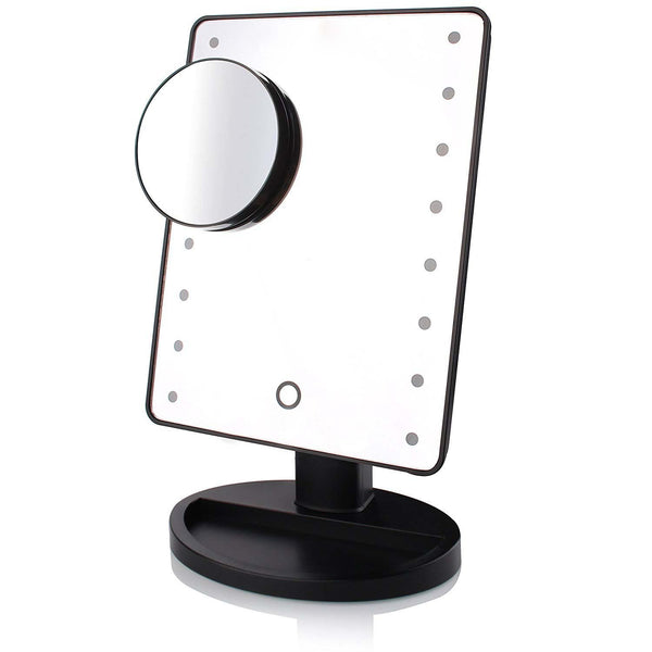 Makeup mirror with lamp desktop mirror