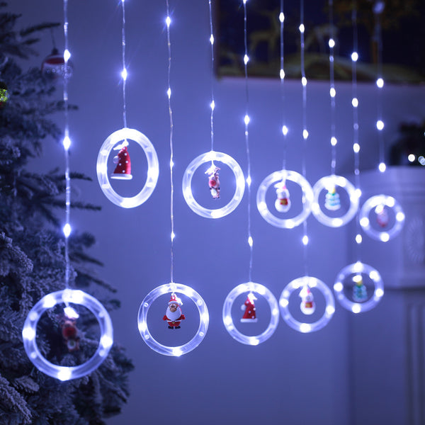 Christmas Curtain Lighting Chain Decoration