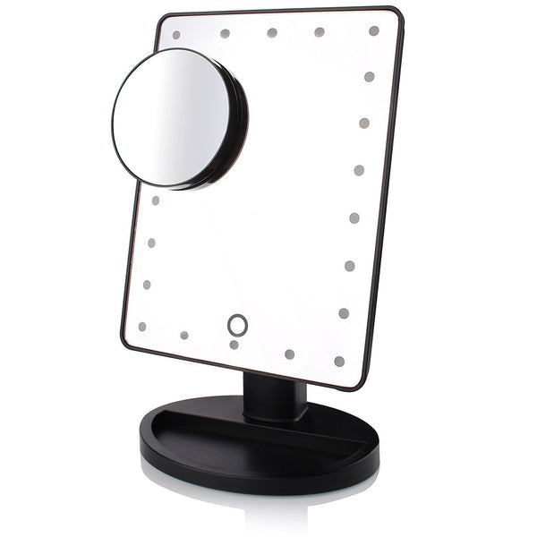 Makeup mirror with lamp desktop mirror