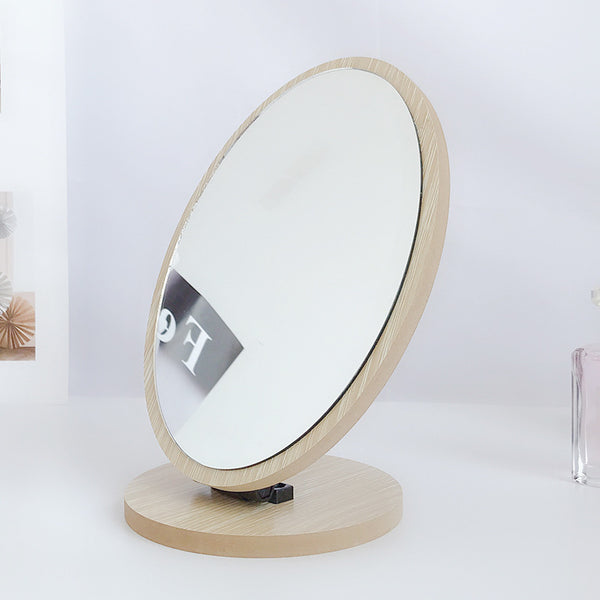 Desktop vanity mirror rotating vanity mirror