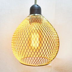 Iron Mesh Spherical Hollow Home Chandelier