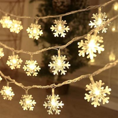 LED Snowflake Lighting Chain Solar Decorative Lamp