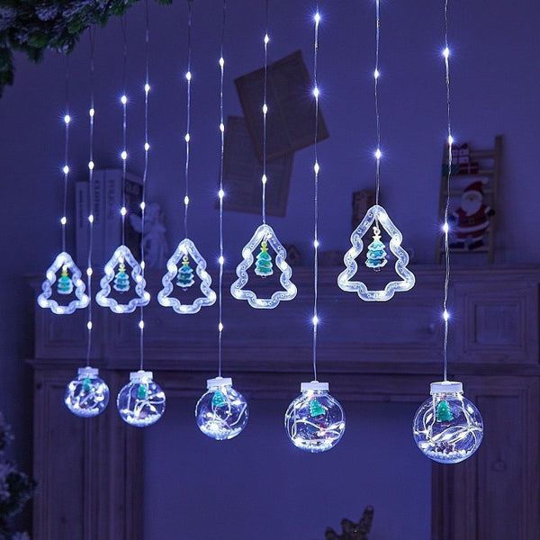 Christmas Curtain Lighting Chain Decoration