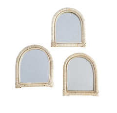 Ancient Style Rattan Makeup Mirror Makeup Mirror